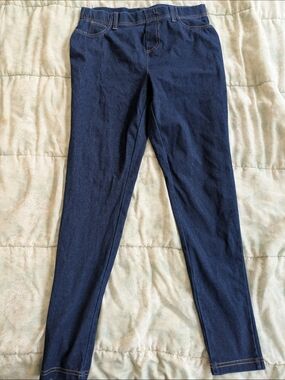 Women’s Dark Blue Stretch Denim Jeggings Size Medium